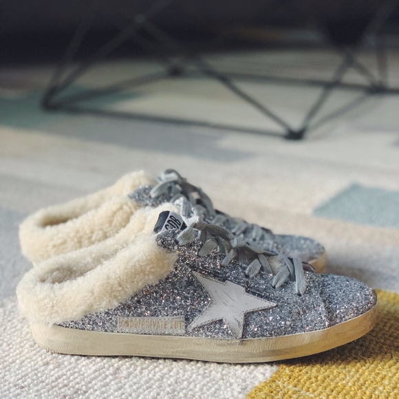 golden goose mule sneakers